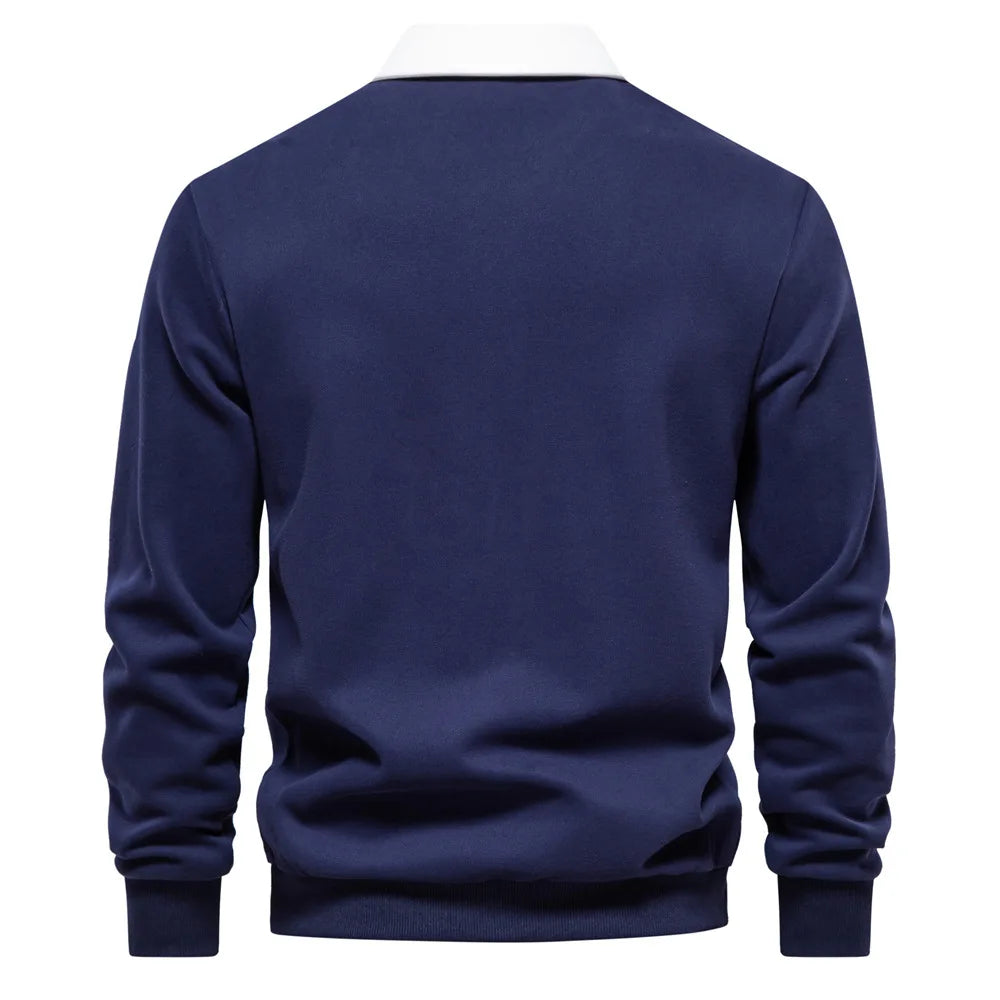 Velour vale, Stylish turtleneck sweatshirt