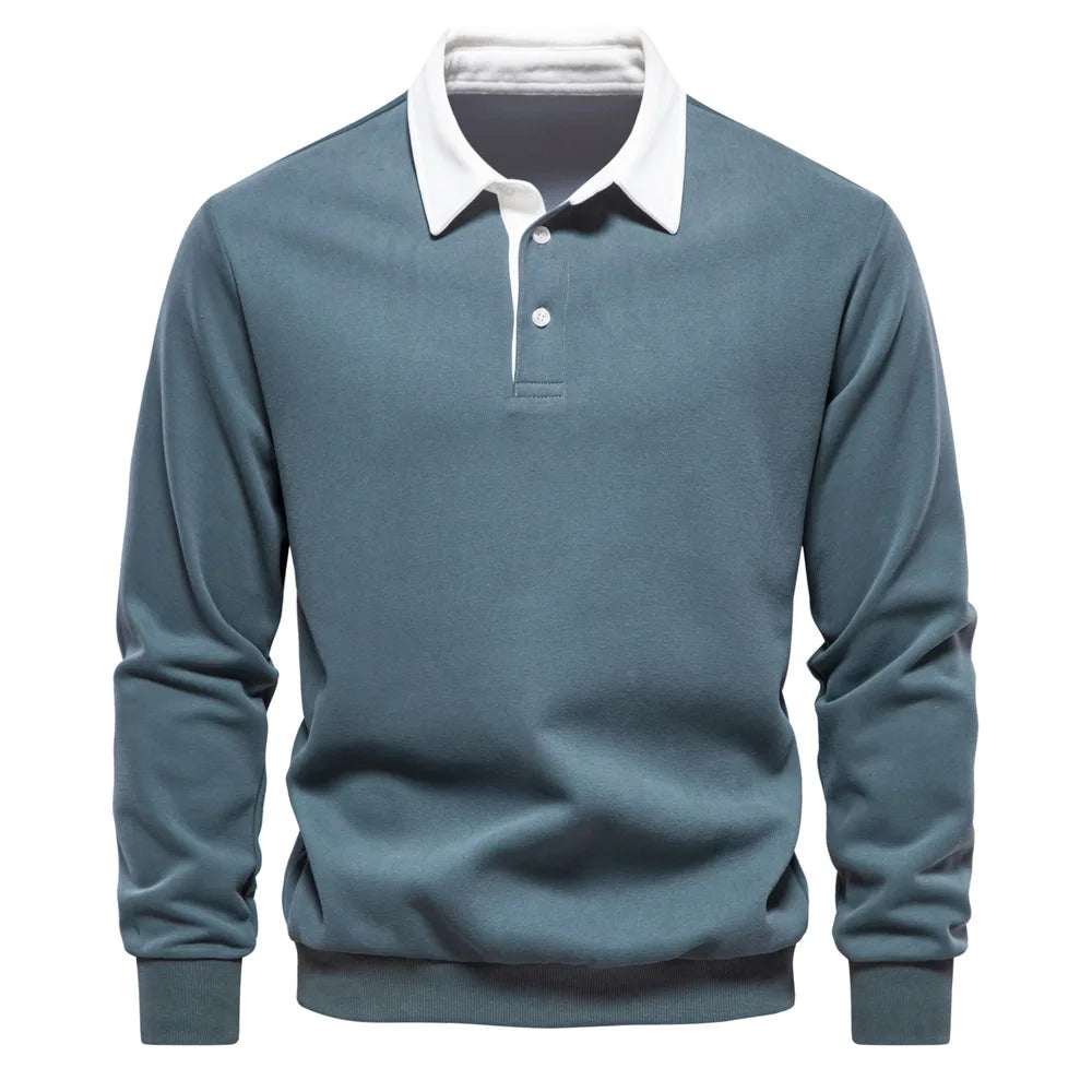 Velour vale, Stylish turtleneck sweatshirt
